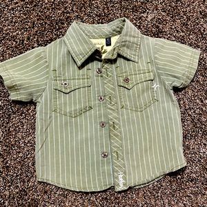 Hurly boys button down shirt
